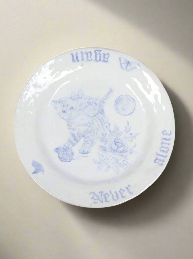 Illustrated Companion Ceramic Decorative Plate