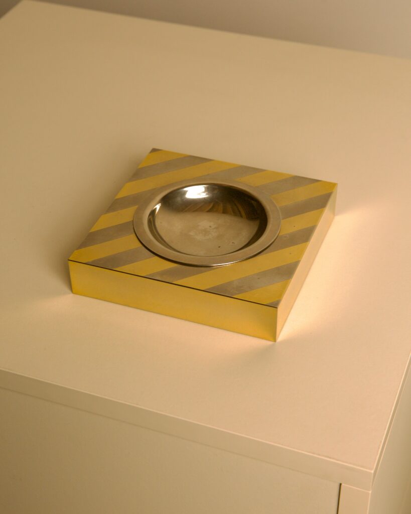 1970s Silver-Plated Metal Catchall