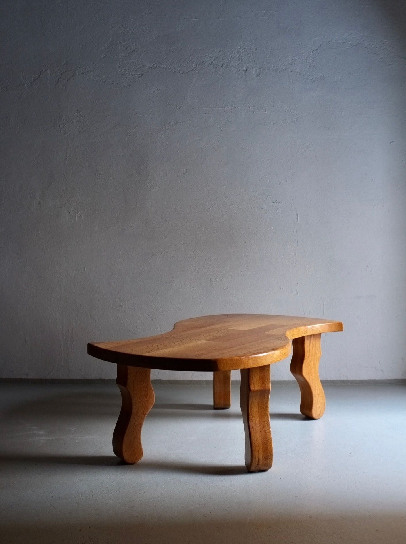 Brutalist Oak Coffee Table - Image 2