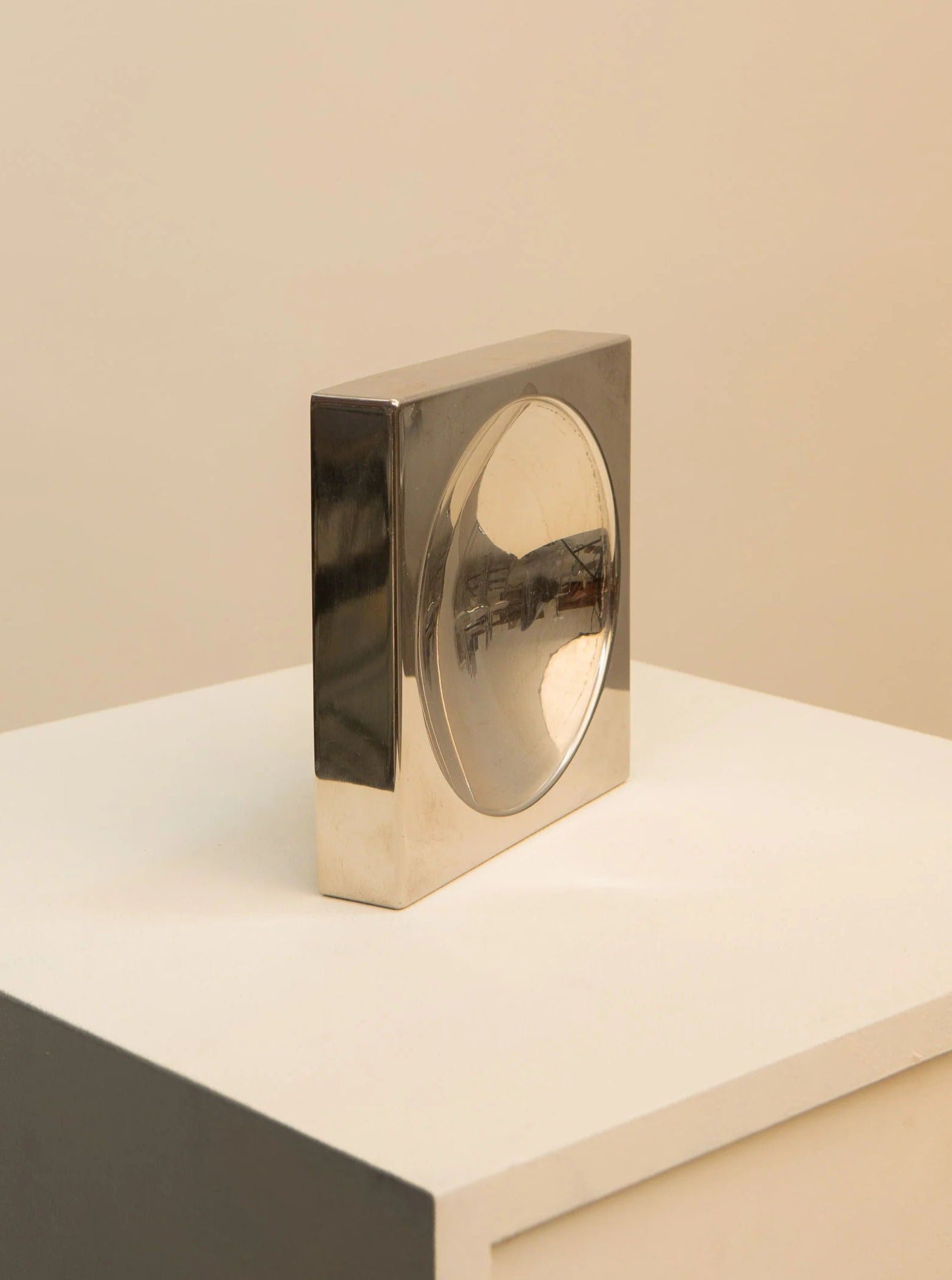 Square Polished Metal Catchall Tray - Image 3
