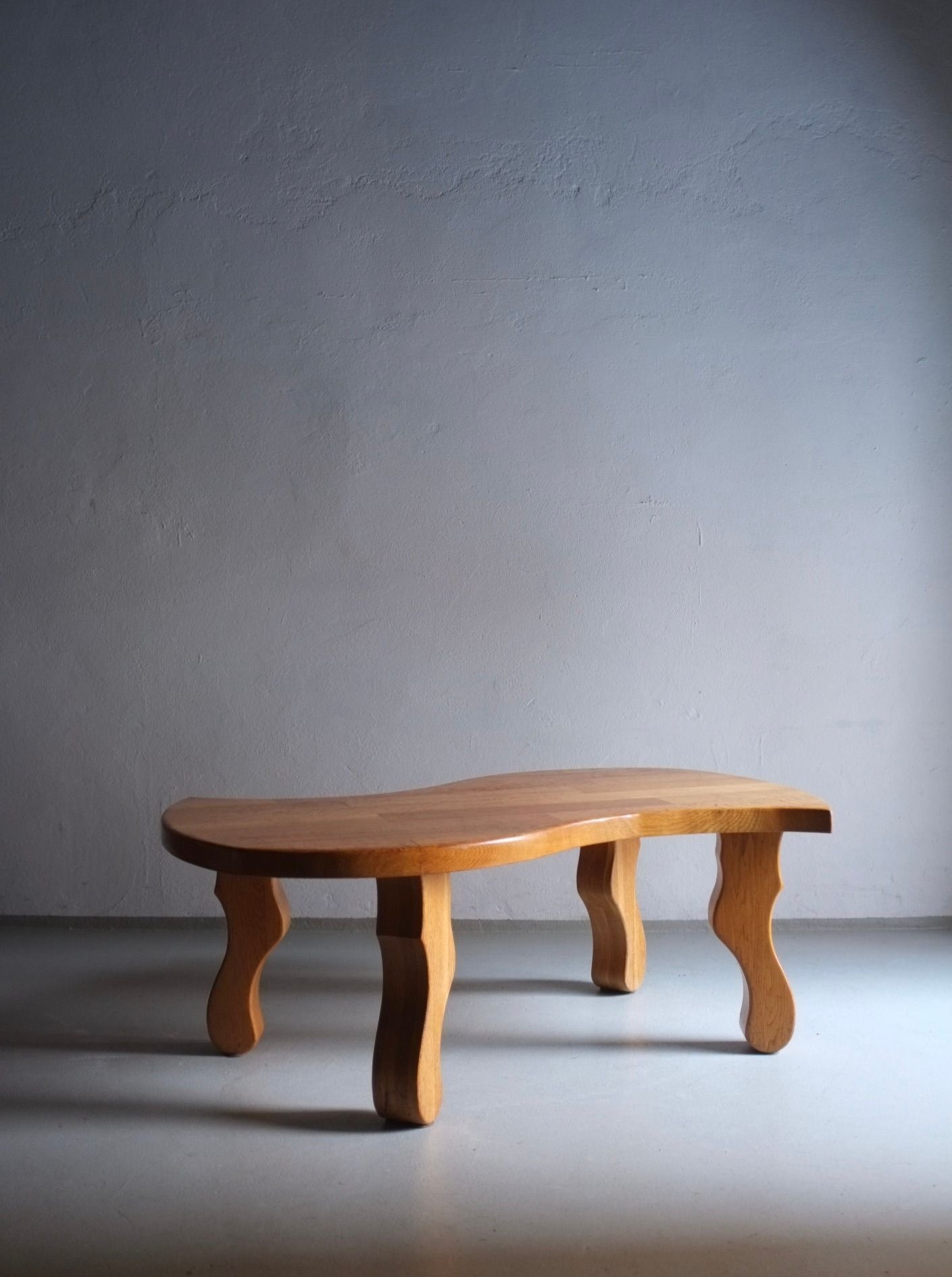 Brutalist Oak Coffee Table - Image 3