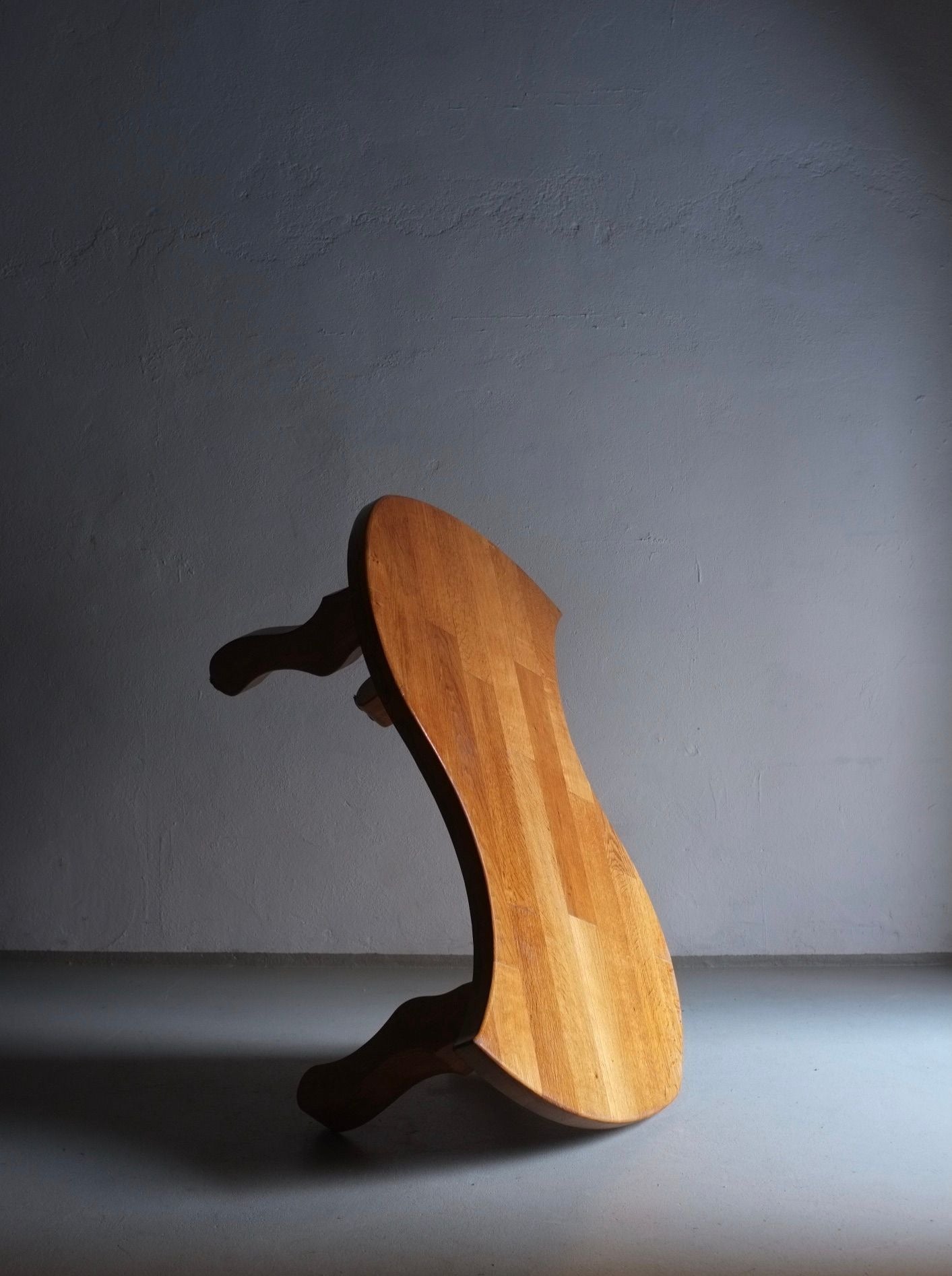 Brutalist Oak Coffee Table - Image 5